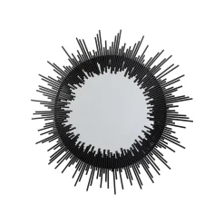 KARE Design Miroir Sun Rise 104cm Noir ^ Miroir