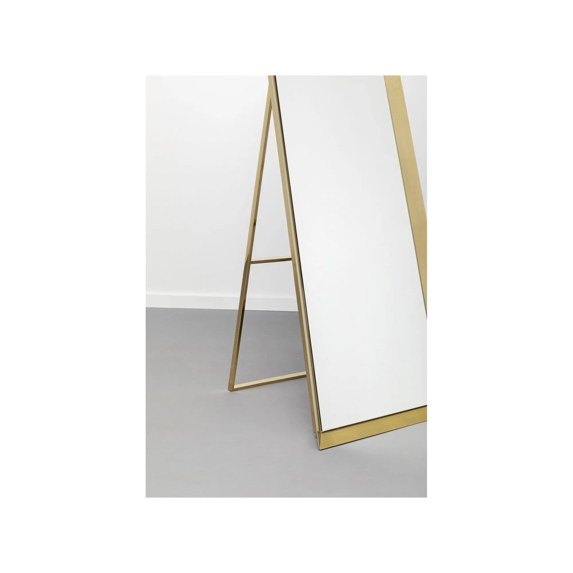 KARE Design Miroir Sur Pied Arezzo Doré 160x53cm ^ Miroir