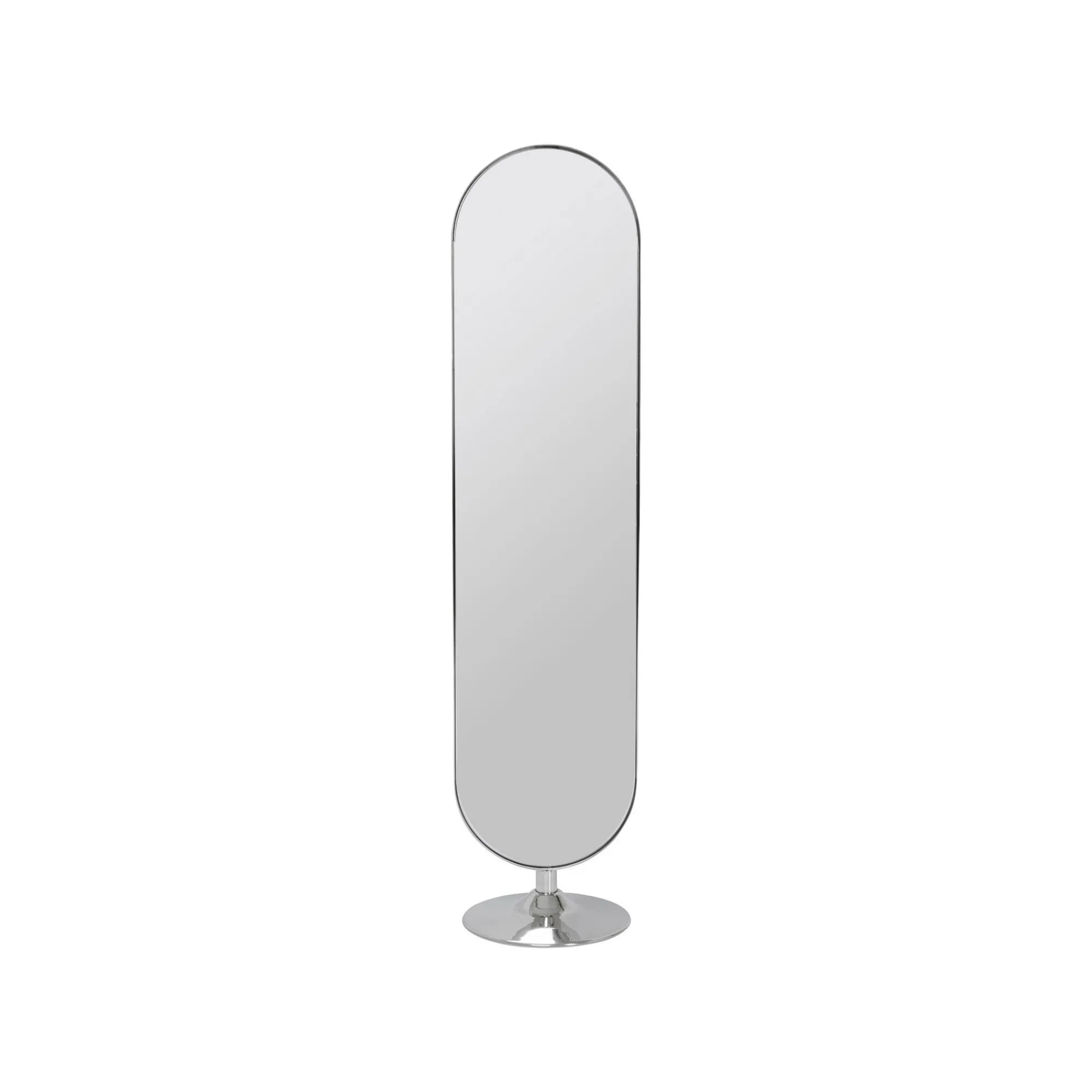 KARE Design Miroir Sur Pied Curve Chrome 170x40cm ^ Miroir