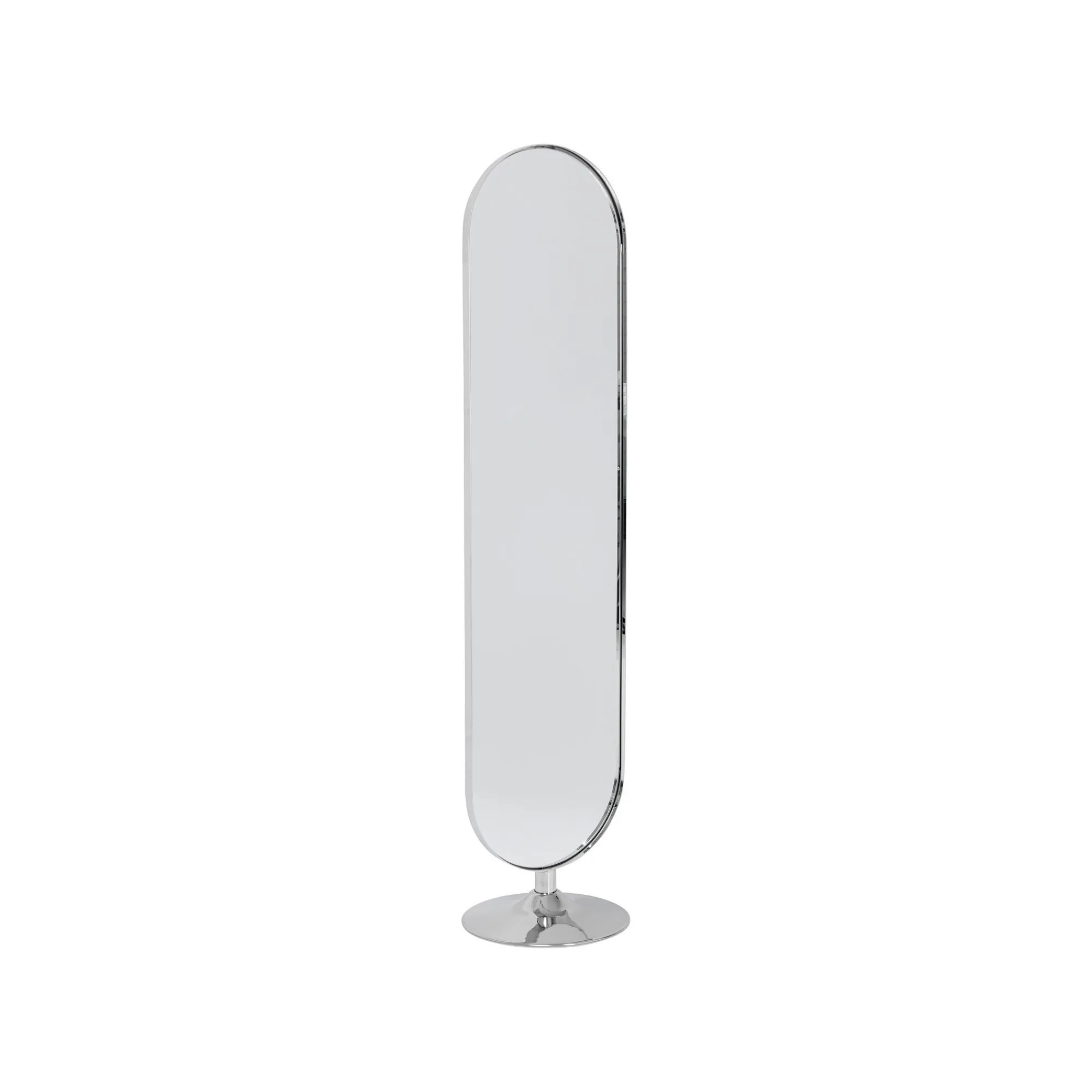 KARE Design Miroir Sur Pied Curve Chrome 170x40cm ^ Miroir