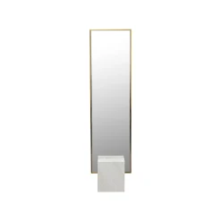 KARE Design Miroir Sur Pied Hulda 180x46cm Doré Et Blanc ^ Miroir