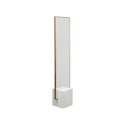 KARE Design Miroir Sur Pied Hulda 180x46cm Doré Et Blanc ^ Miroir
