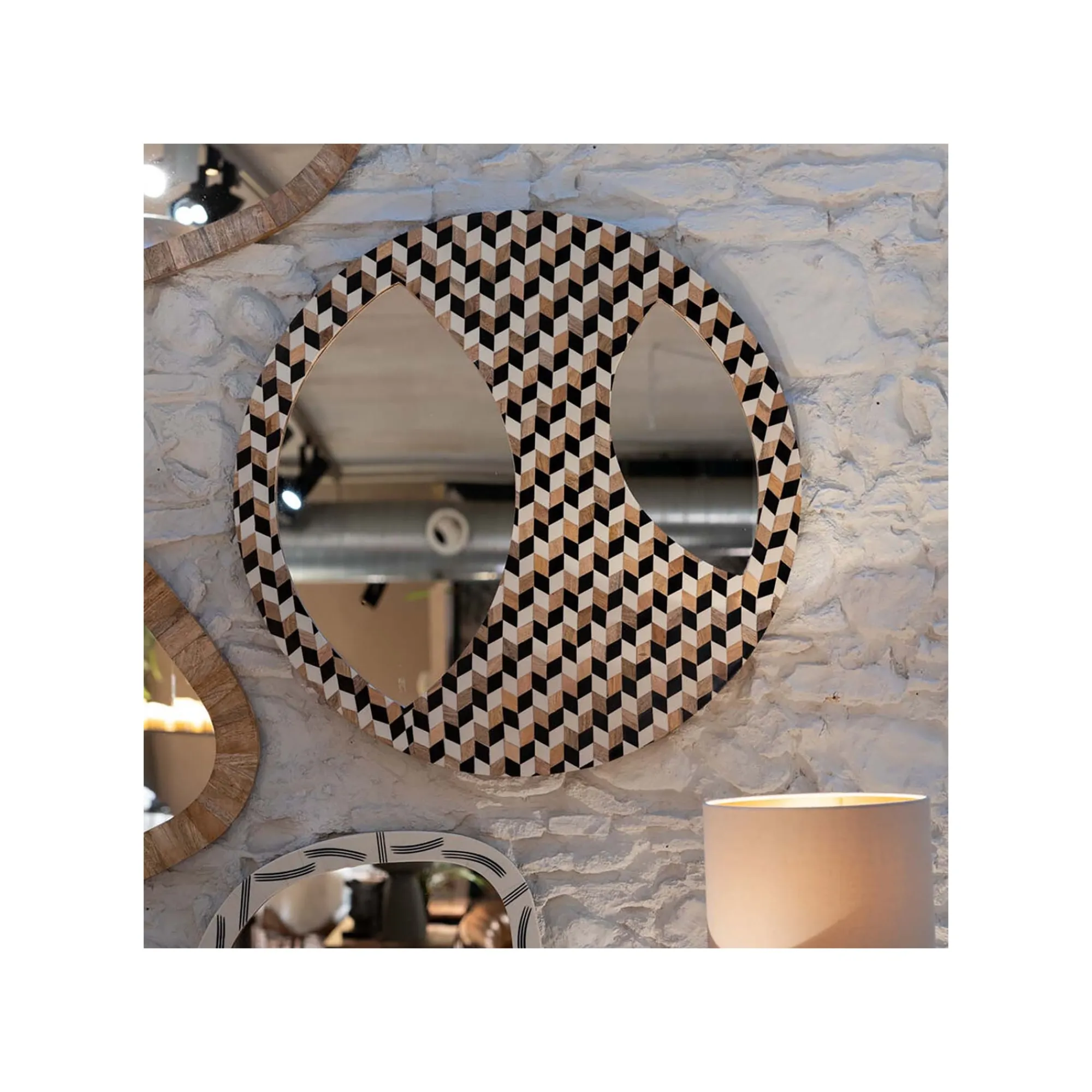 KARE Design Miroir Tahiti 67cm ^ Miroir