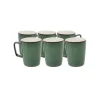 KARE Design Mugs Colorino Verts Set De 6 ^ Vaisselle