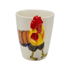 KARE Design Mugs Coq Set De 4 ^ Vaisselle