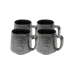KARE Design Mugs Cosmos Noirs Set De 4 ^ Vaisselle