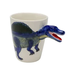 KARE Design Mugs Dinosaure Bleu Set De 4 ^ Vaisselle