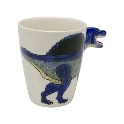 KARE Design Mugs Dinosaure Bleu Set De 4 ^ Vaisselle