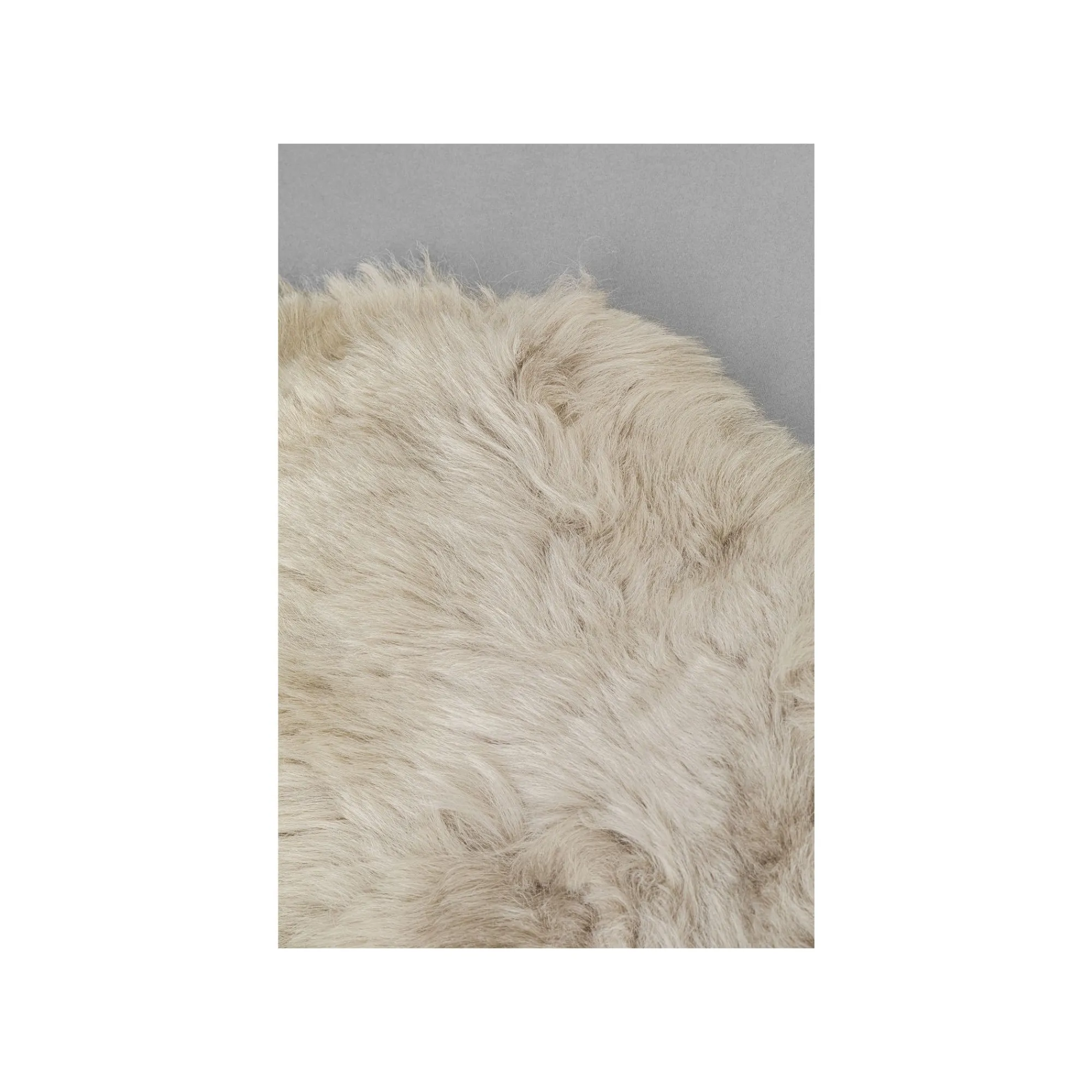 KARE Design Peau De Mouton Heidi Grise 85x65cm ^ Tapis|Coussin & Plaid