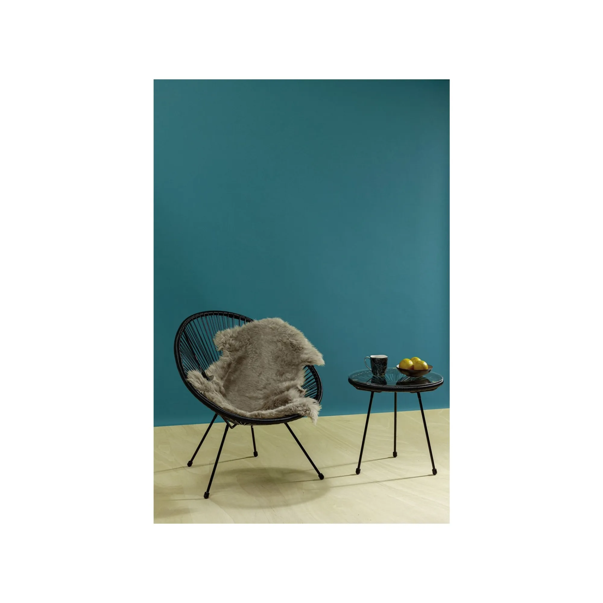 KARE Design Peau De Mouton Heidi Grise 85x65cm ^ Tapis|Coussin & Plaid