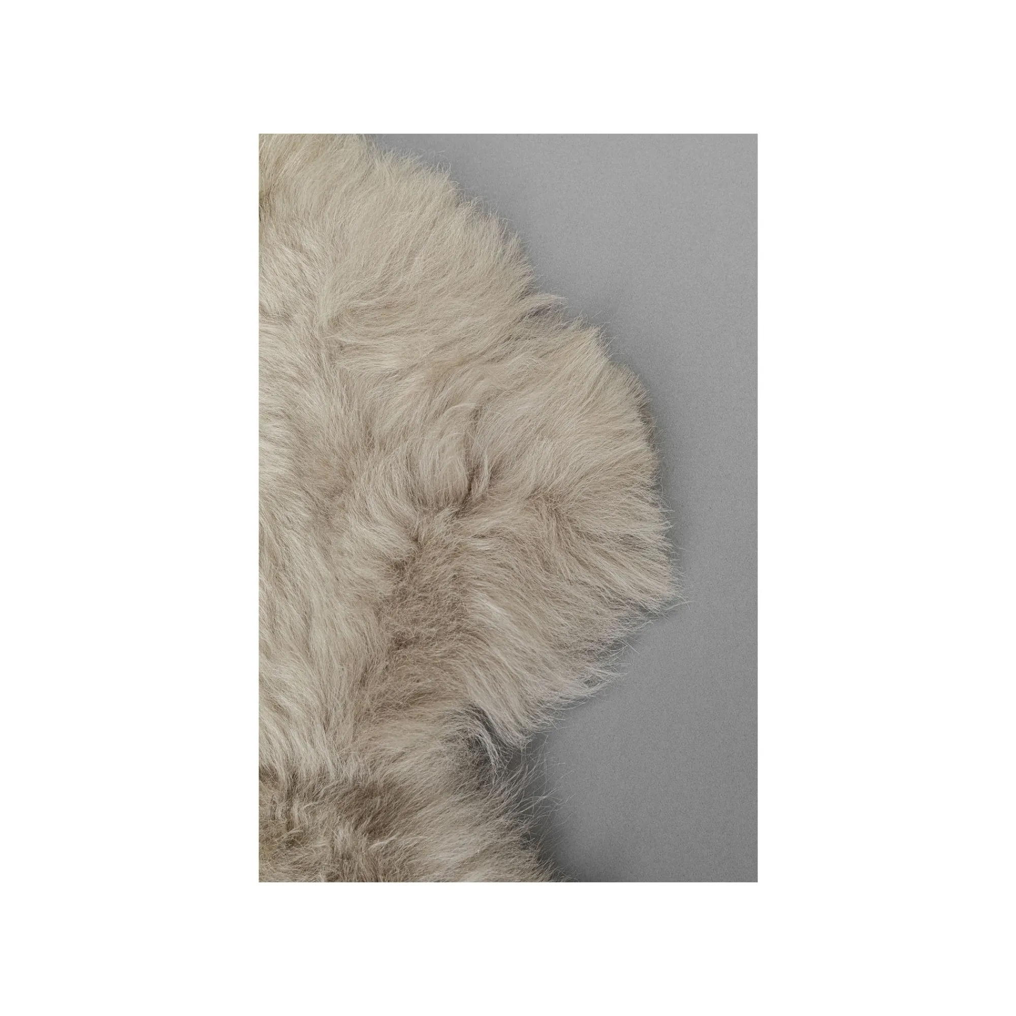 KARE Design Peau De Mouton Heidi Grise 85x65cm ^ Tapis|Coussin & Plaid