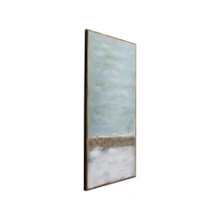 KARE Design Peinture à L'huile Abstract Horizon 100x200cm ^ Tableau