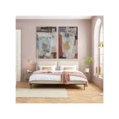 KARE Design Peinture Art Splash Orange 90x120cm ^ Tableau