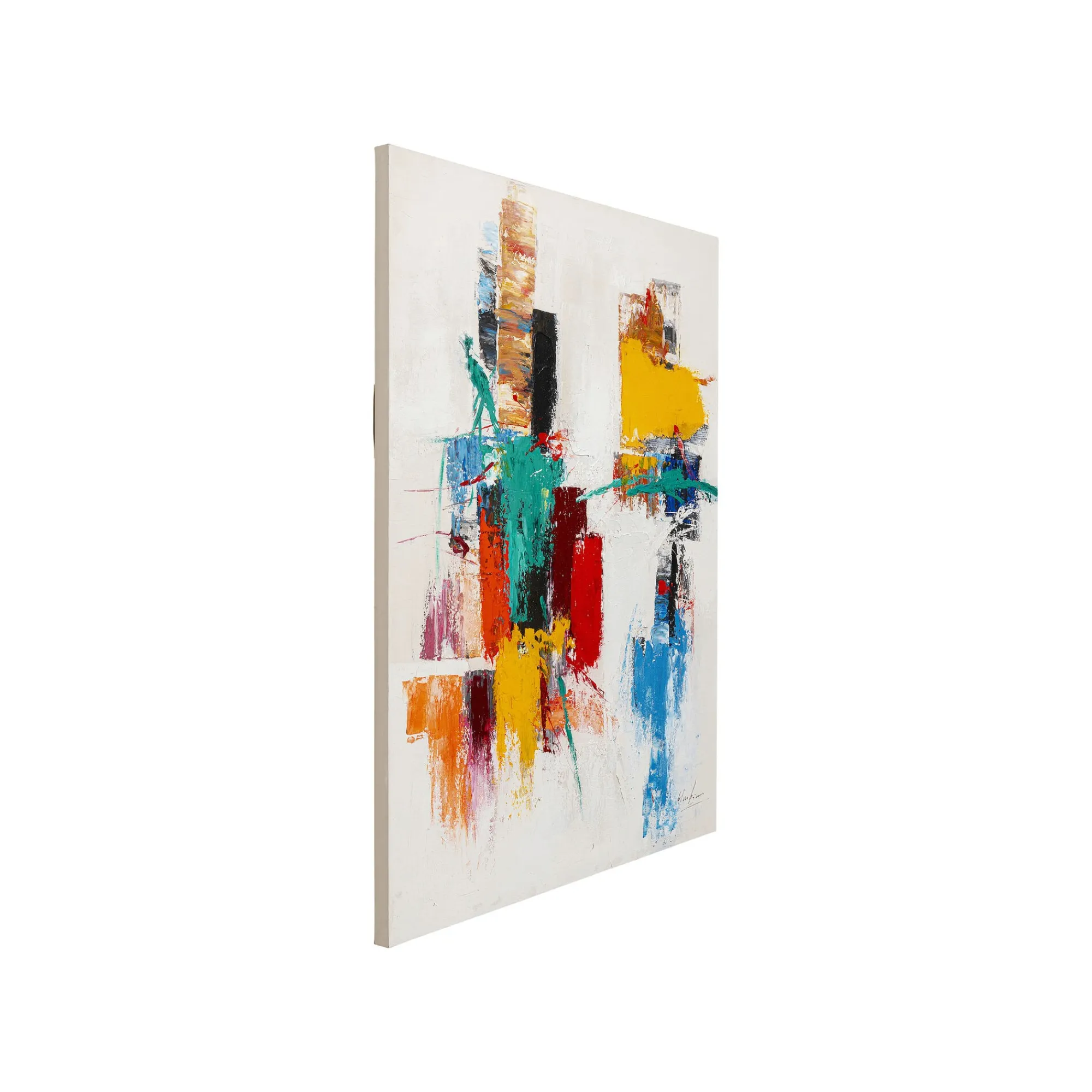 KARE Design Peinture Be Happy 120x150cm ^ Tableau