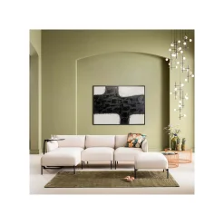 KARE Design Peinture Crossroads 120x90cm Noire Et Blanche ^ Tableau