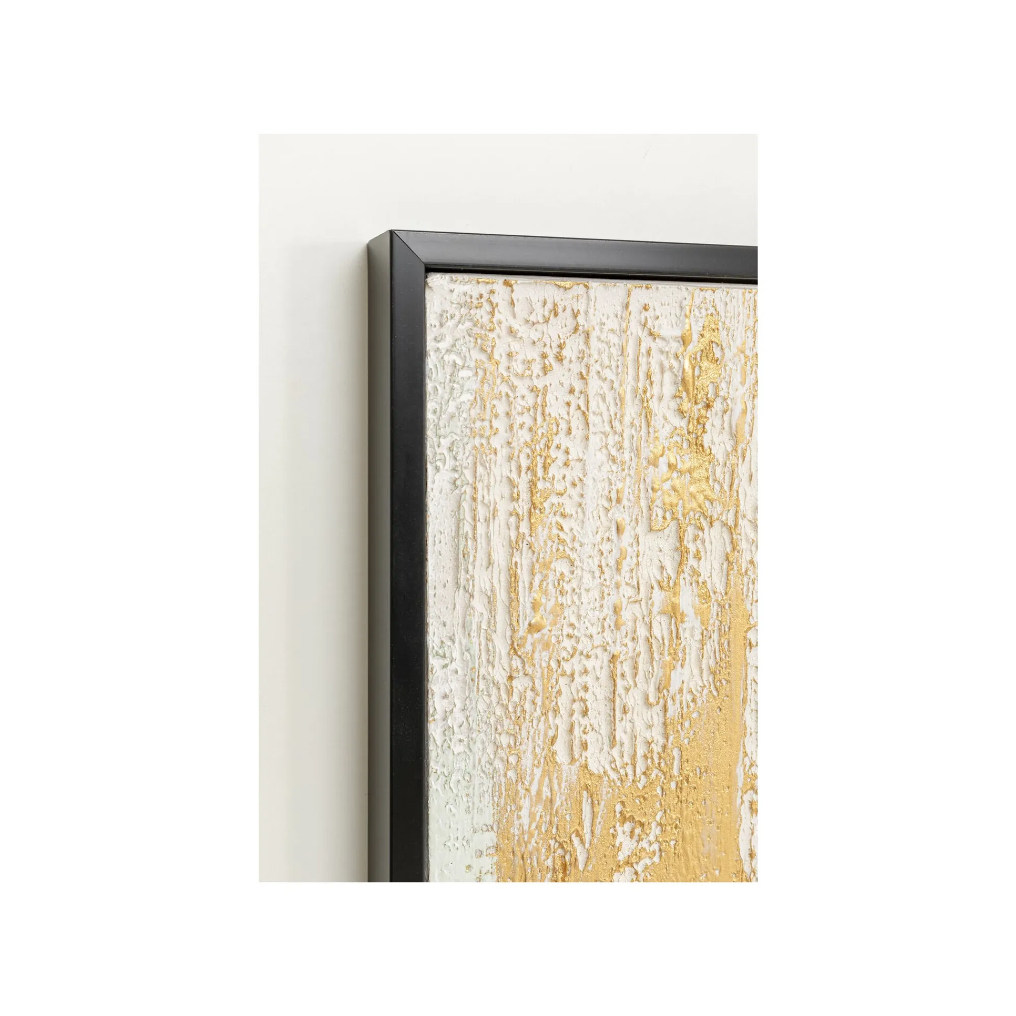 KARE Design Peinture Frame Abstract Blanche 80x120cm ^ Tableau