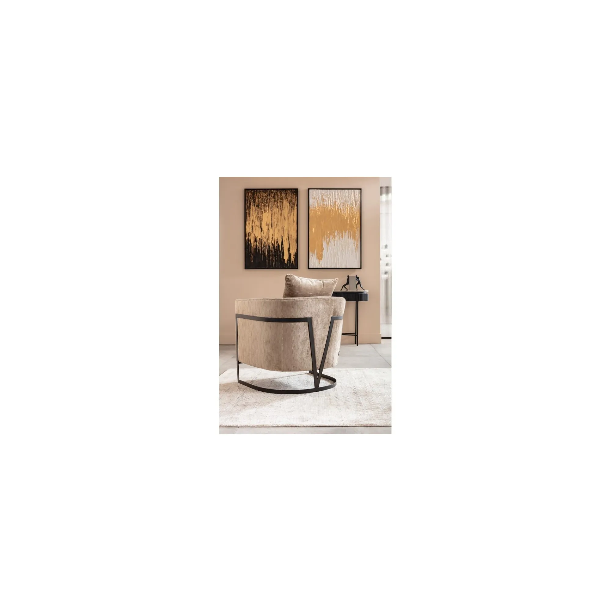 KARE Design Peinture Frame Abstract Blanche 80x120cm ^ Tableau