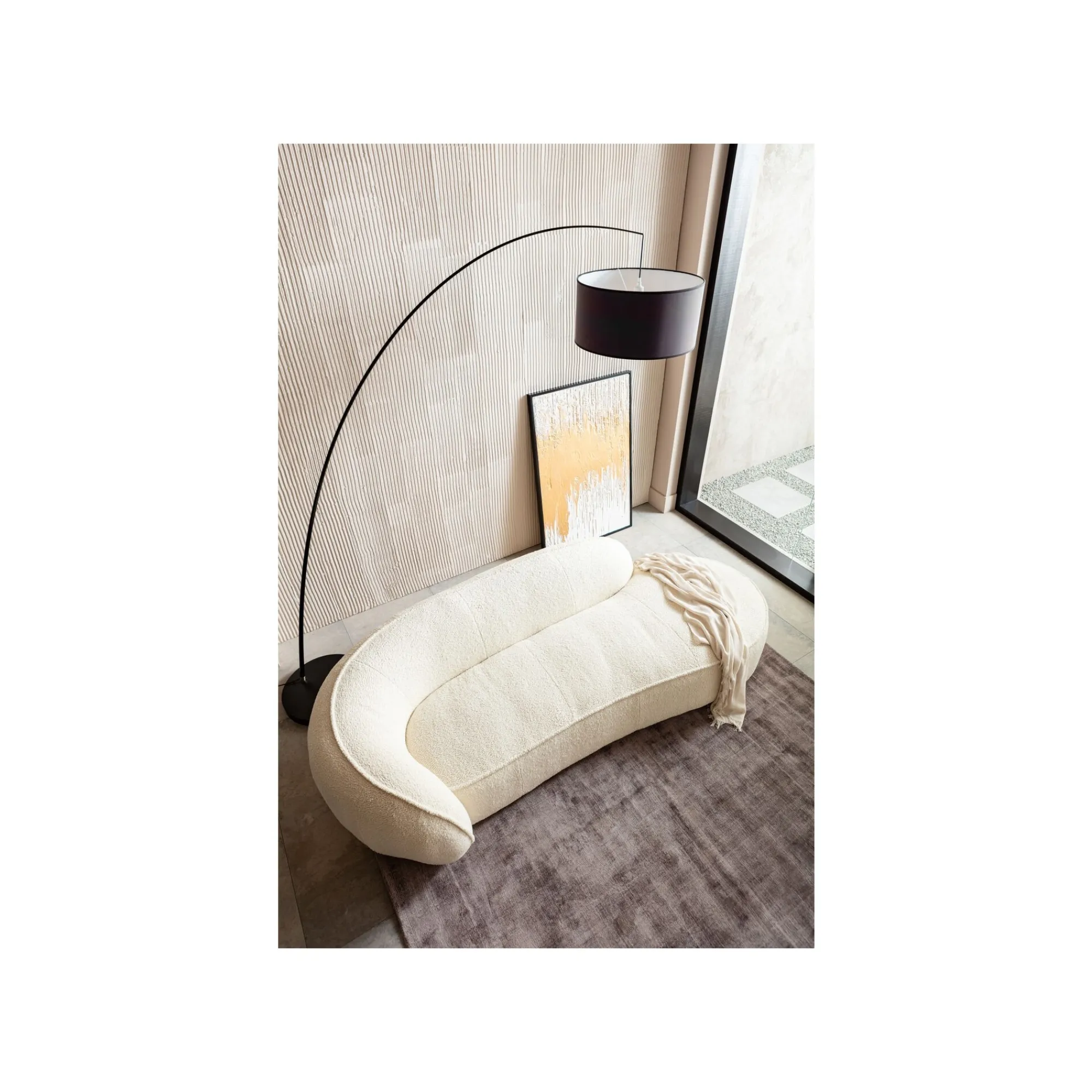 KARE Design Peinture Frame Abstract Blanche 80x120cm ^ Tableau
