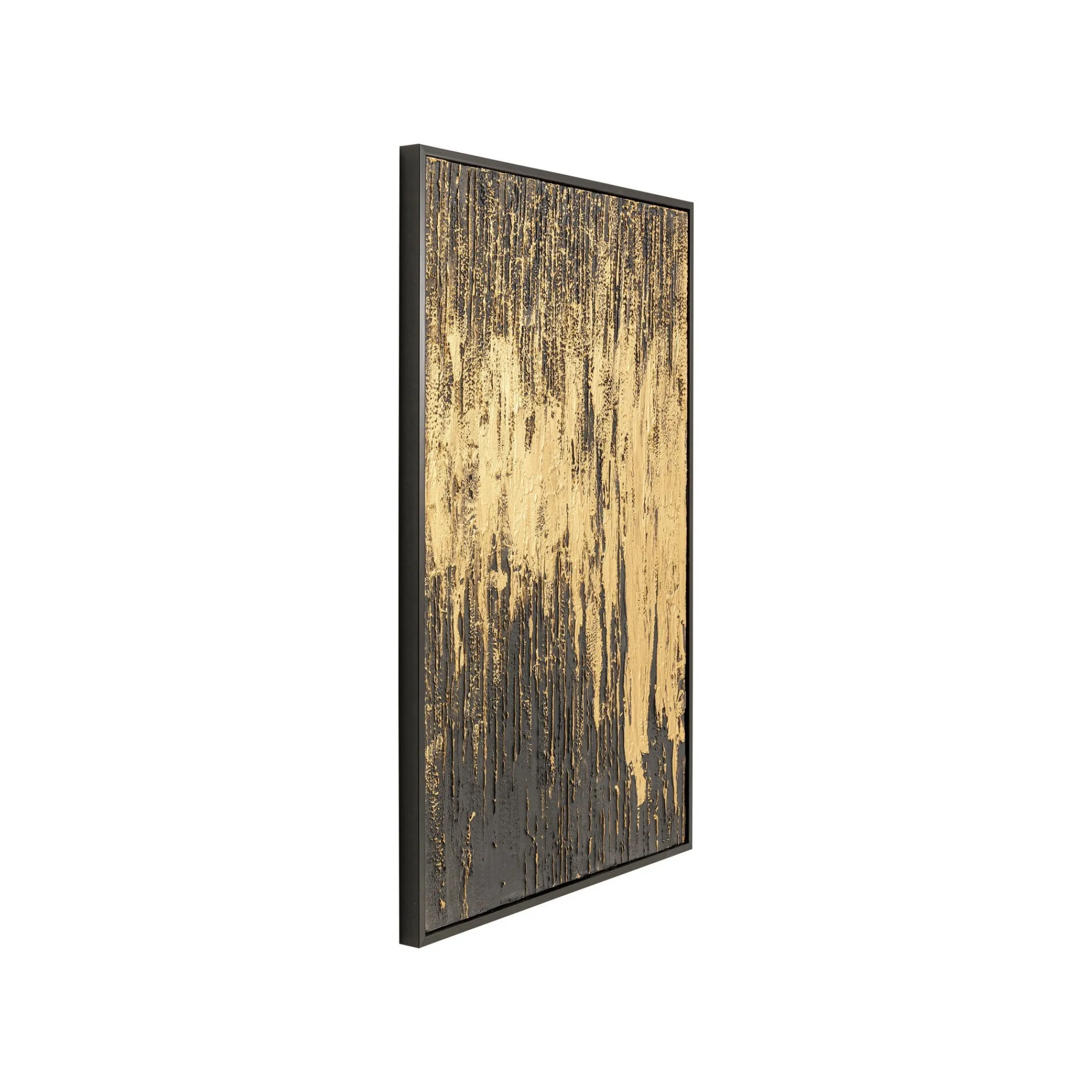 KARE Design Peinture Frame Abstract Noire 80x120cm ^ Tableau
