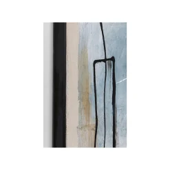 KARE Design Peinture Frame Dust Bleue 100x100cm ^ Tableau
