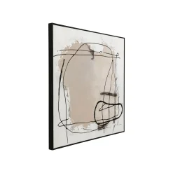 KARE Design Peinture Frame Dust Grise 100x100cm ^ Tableau