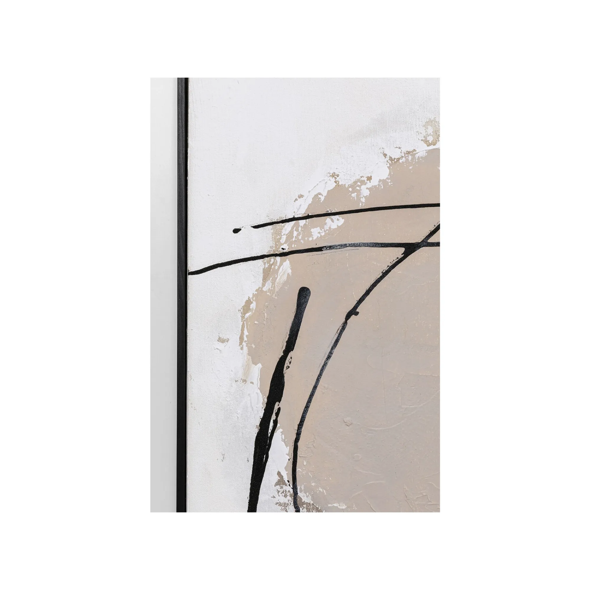 KARE Design Peinture Frame Dust Grise 100x100cm ^ Tableau