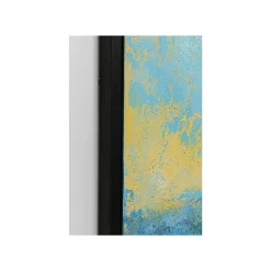 KARE Design Peinture Jardin 125x215cm Bleue ^ Tableau