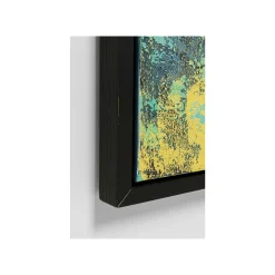 KARE Design Peinture Jardin 125x215cm Bleue ^ Tableau