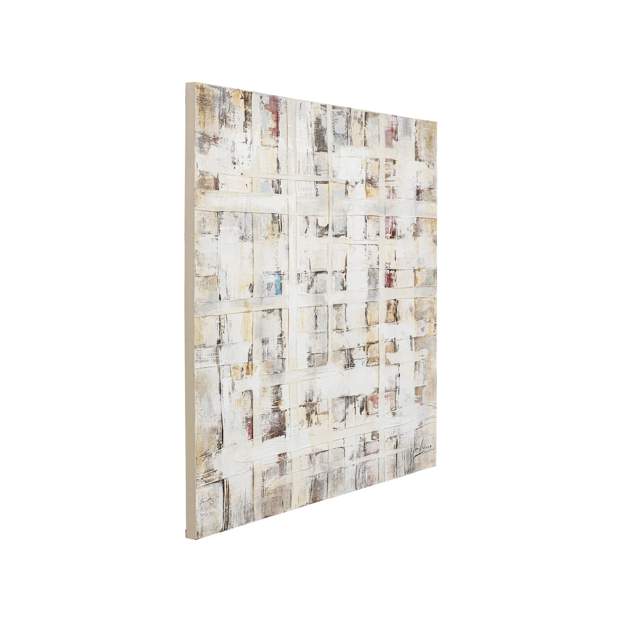 KARE Design Peinture Treccia 120x120cm ^ Tableau