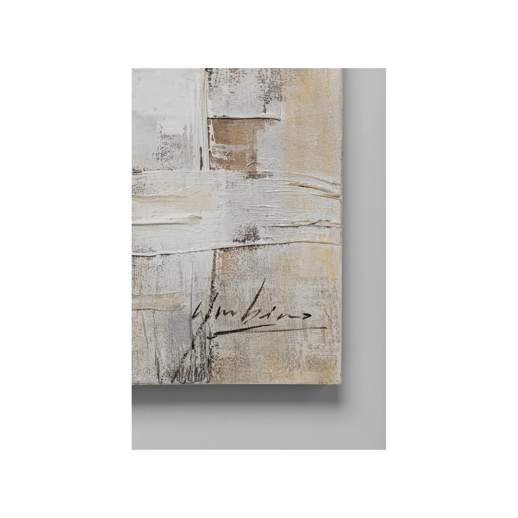 KARE Design Peinture Treccia 120x120cm ^ Tableau