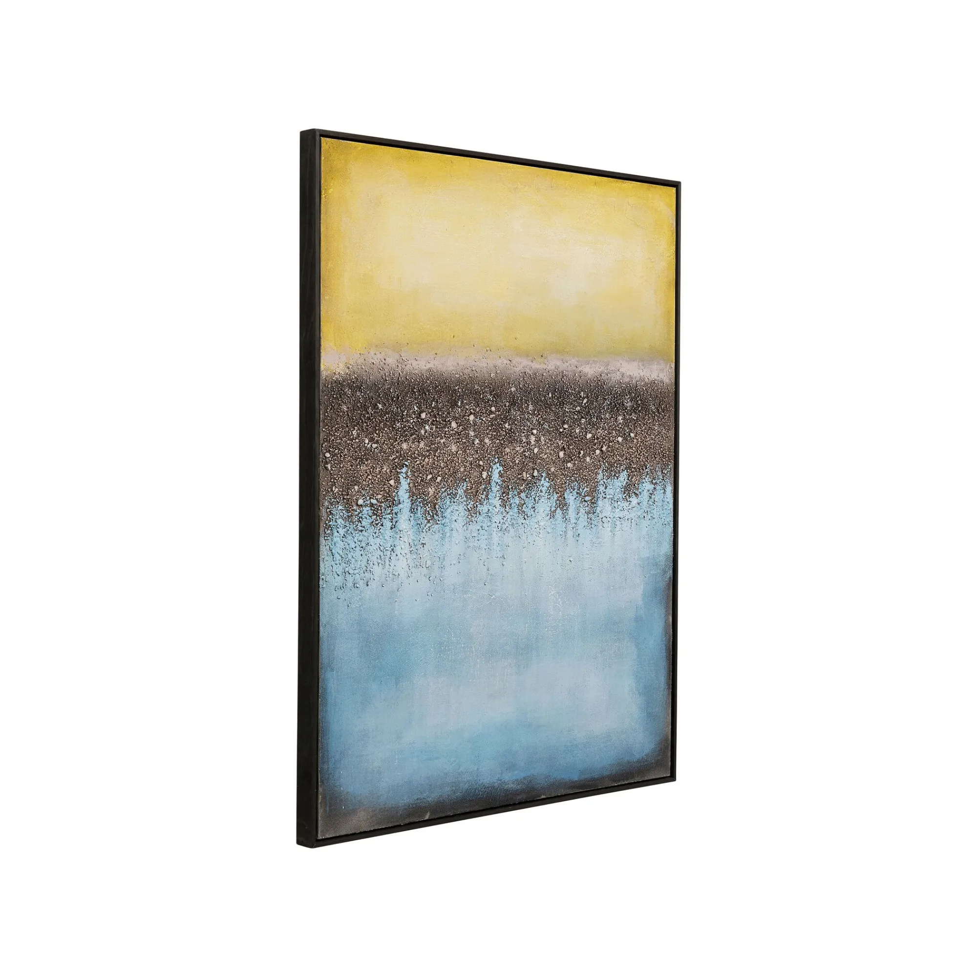 KARE Design Peinture Vista 90x120cm Bleue ^ Tableau