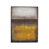 KARE Design Peinture Vista 90x120cm Jaune ^ Tableau