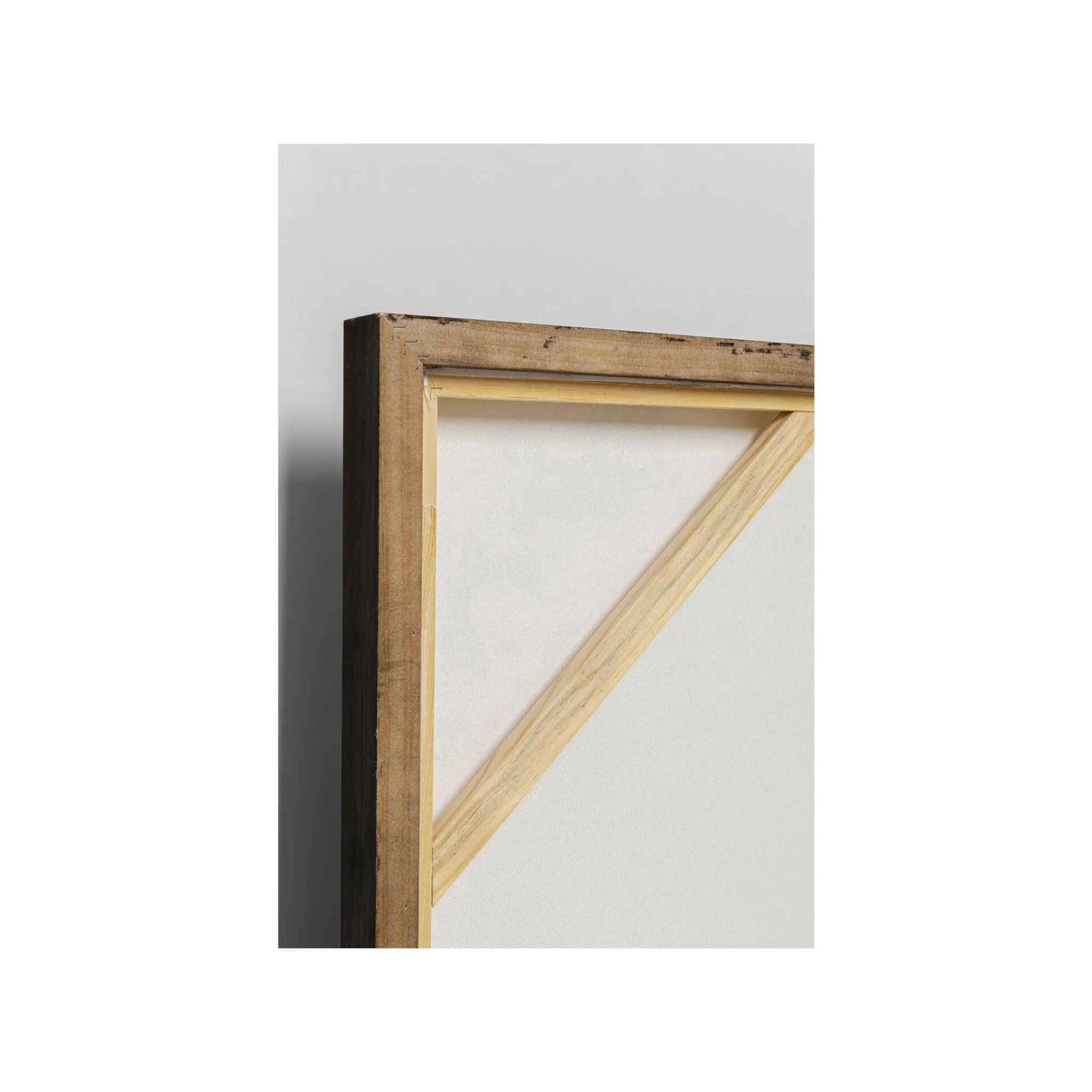 KARE Design Peinture Vista 90x120cm Jaune ^ Tableau