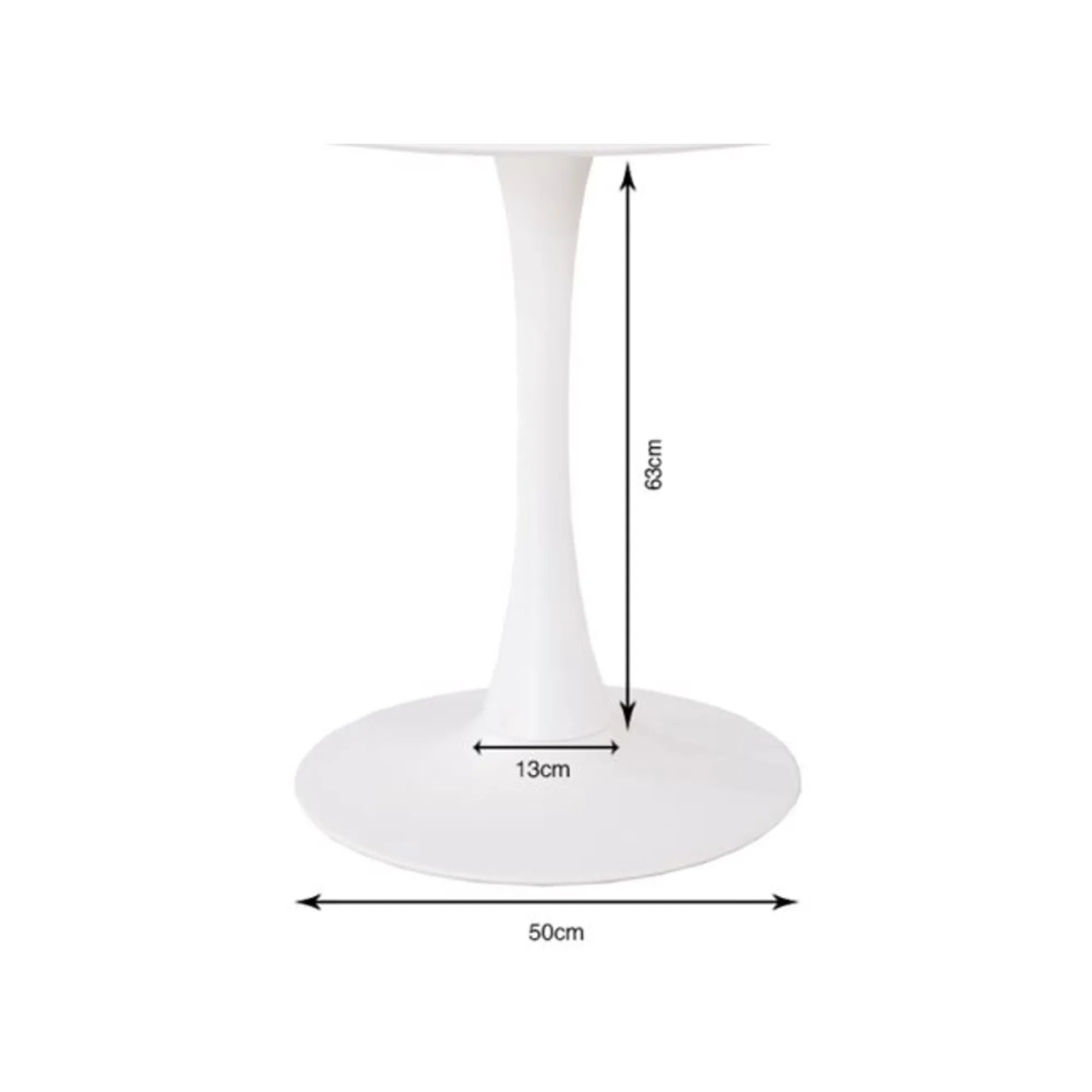 KARE Design Pied De Table Schickeria Blanc ^ Table