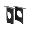KARE Design Pieds De Table Tavola Oho Noirs Set De 2 ^ Table