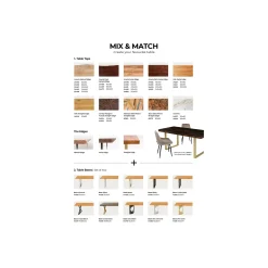 KARE Design Pieds De Table Tavola Oho Dorés Set De 2 ^ Table