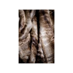 KARE Design Plaid Rayures 140x200cm Marron ^ Coussin & Plaid