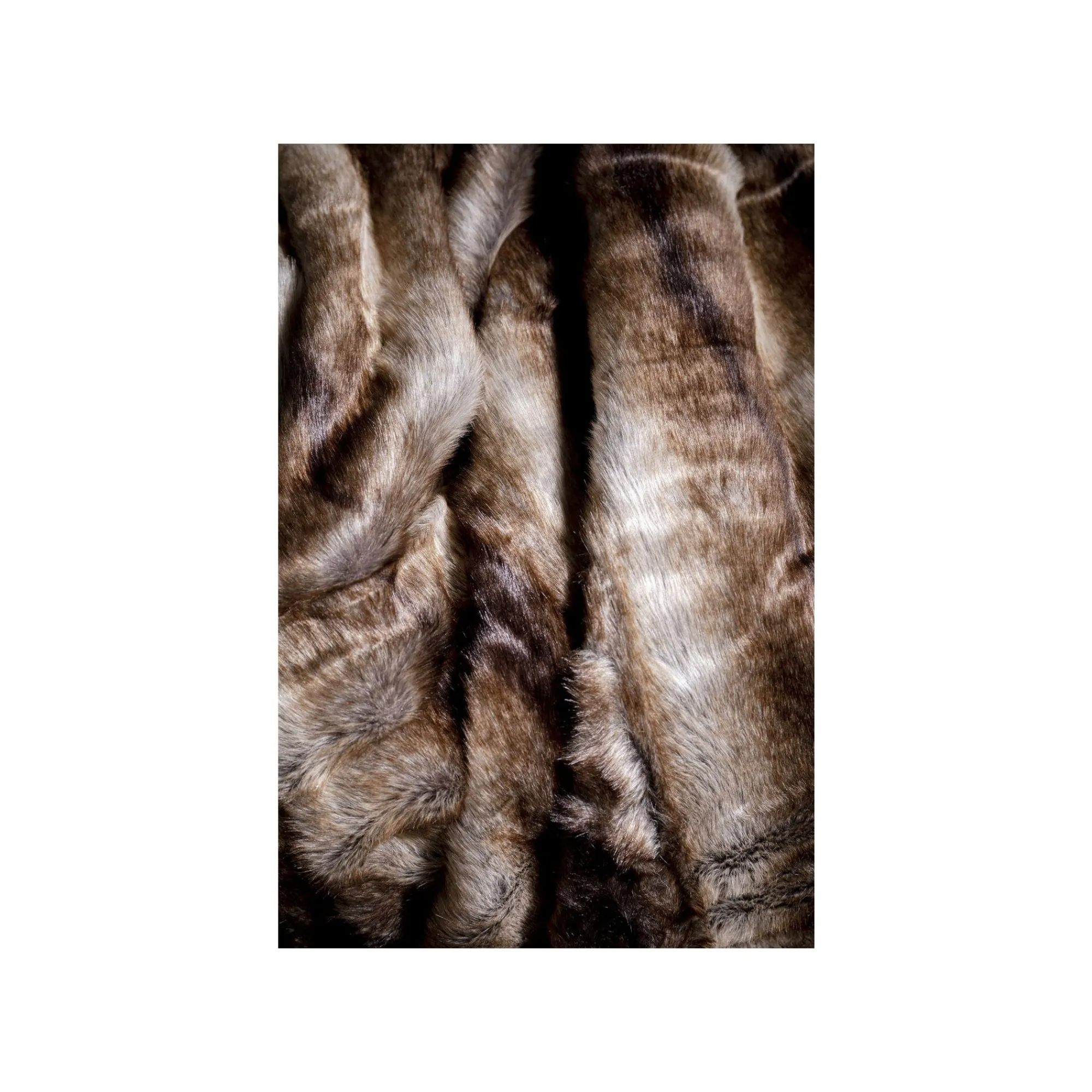 KARE Design Plaid Rayures 140x200cm Marron ^ Coussin & Plaid