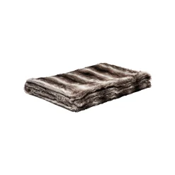 KARE Design Plaid Rayures 140x200cm Marron ^ Coussin & Plaid