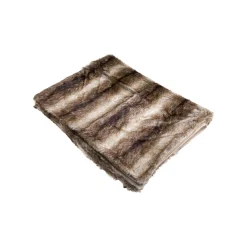 KARE Design Plaid Rayures 140x200cm Marron ^ Coussin & Plaid