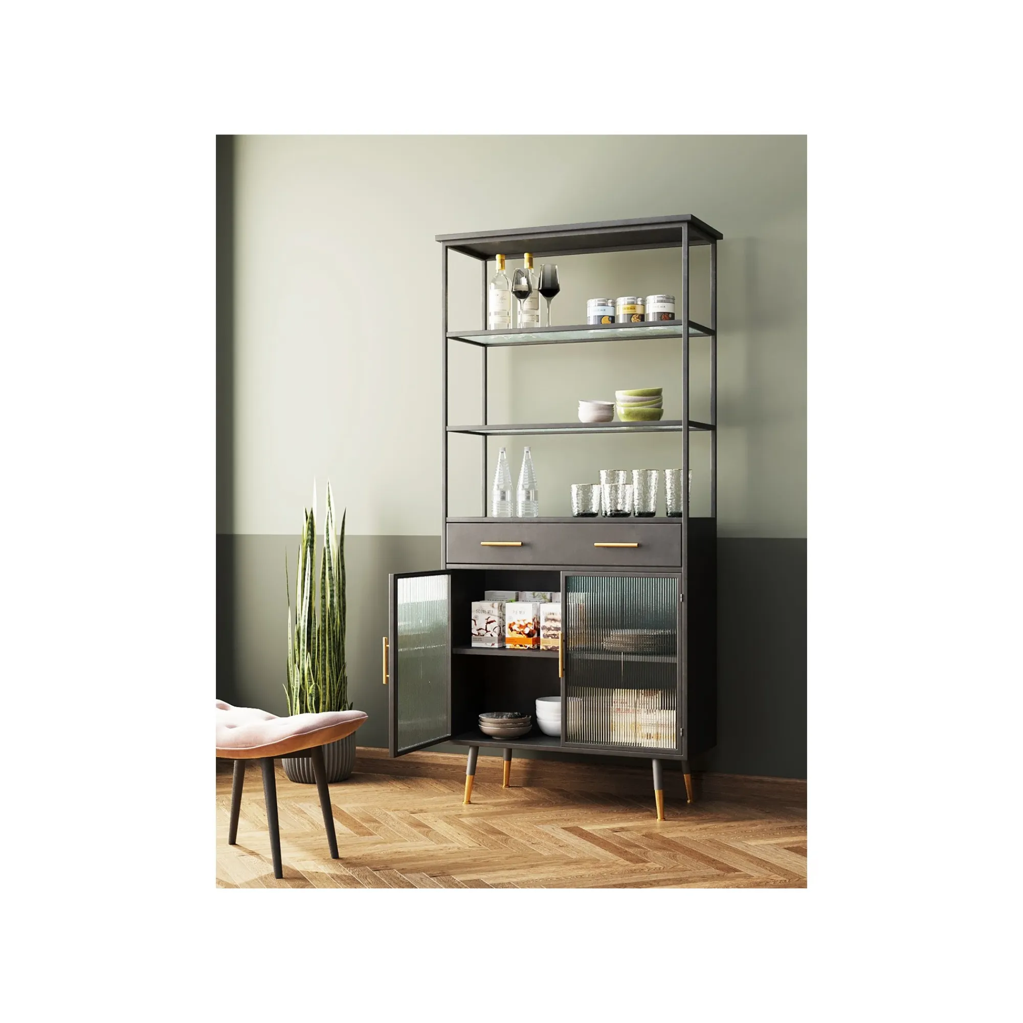 KARE Design Plante Décorative Sansevieria 155cm ^ Plante Décorative
