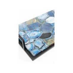 KARE Design Plateau Francis Bleu 43x33cm ^ Vaisselle