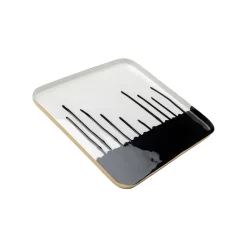 KARE Design Plateau Macchie Noir Et Blanc ^ Vaisselle