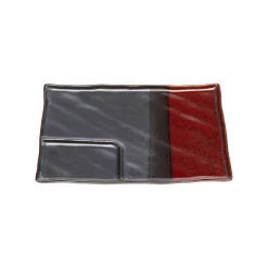 KARE Design Plats Ari Rouges Et Gris Set De 3 ^ Vaisselle