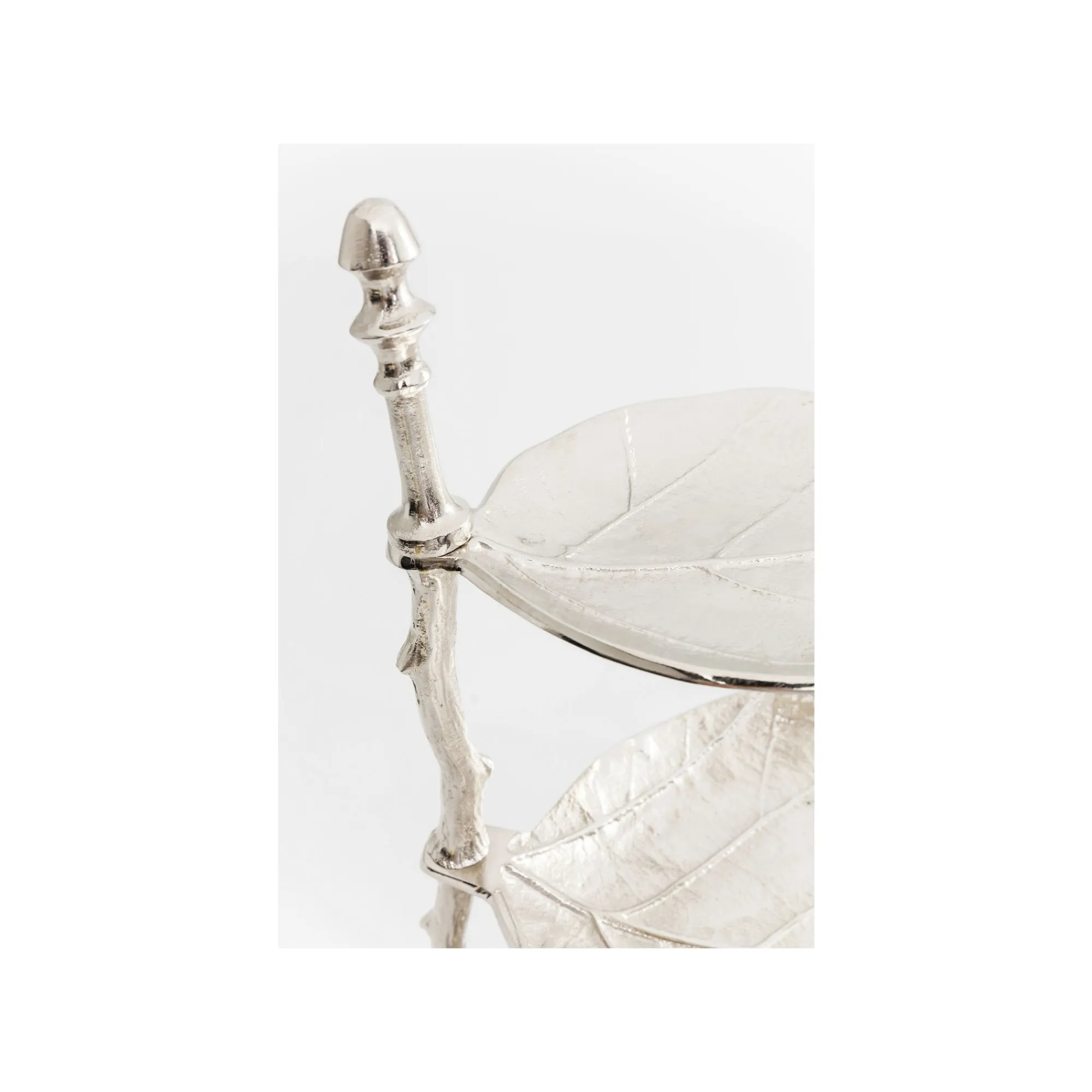 KARE Design Porte-bijoux Feuilles Argentées 45cm ^ Déco