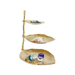 KARE Design Porte-bijoux Feuilles Dorées 45cm ^ Déco
