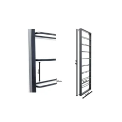 KARE Design Porte-bouteilles Mural Bistro 120x42cm ^ Portebouteilles|Étagère Et Bibliothèque