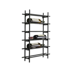 KARE Design Porte-bouteilles Mural Cape Town 68cm Noir ^ Portebouteilles