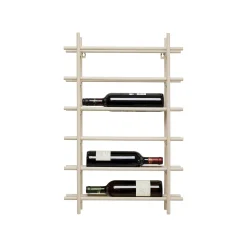 KARE Design Porte-bouteilles Mural Cape Town 68cm Beige ^ Portebouteilles