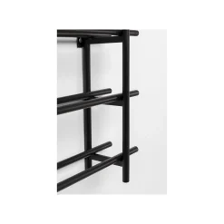 KARE Design Porte-bouteilles Mural Cape Town Noir 34cm ^ Portebouteilles